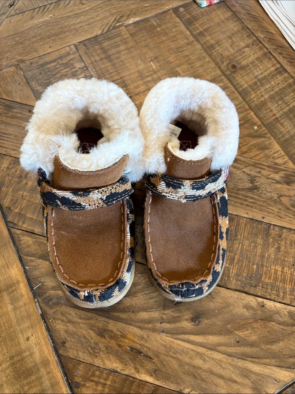 Toddler/Kids Twisted X Sherpa lined Mocs